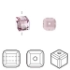 Picture of Swarovski 5601 Cube 8mm Light Amethyst x1