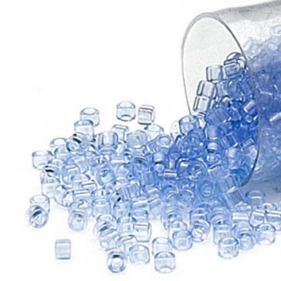 Picture of Miyuki Delica 11/0 DB1405 Transparent Crystal Blue Ice x10g