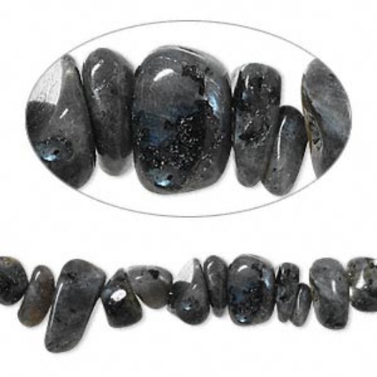 Picture of Blue labradorite (natural) medium chip x90cm