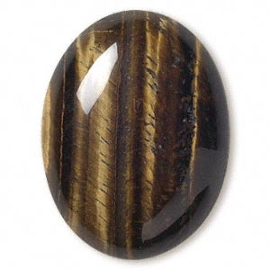 Изображение Cabochon Tiger Eye 40x30mm oval x1