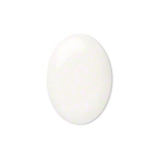 Picture of Cabochon bone (natural) 25x18mm hand-cut oval x1