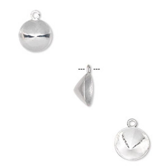 Picture of 925 Silver Drop setting 12mm rivoli x1