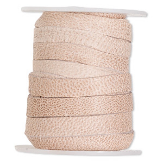 Picture of Flat Goat leather 5mm natural x10cm