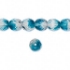 Picture of Fire-Polished beads 8mm Crystal - Aqua x20
