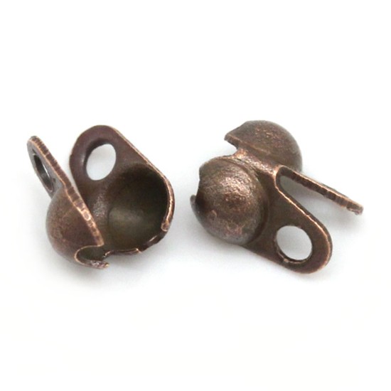 Изображение Ball Chain Terminators 1.5mm Antique Copper x50