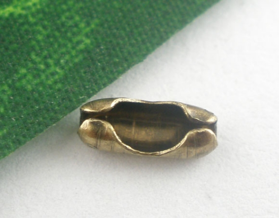 Picture of Ball Chain Connector 1,5-2mm Bronze x50