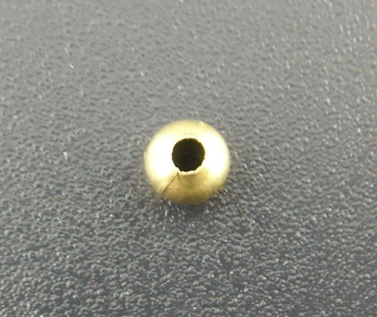 Picture of Metal Bead 4mm round Bronze x100