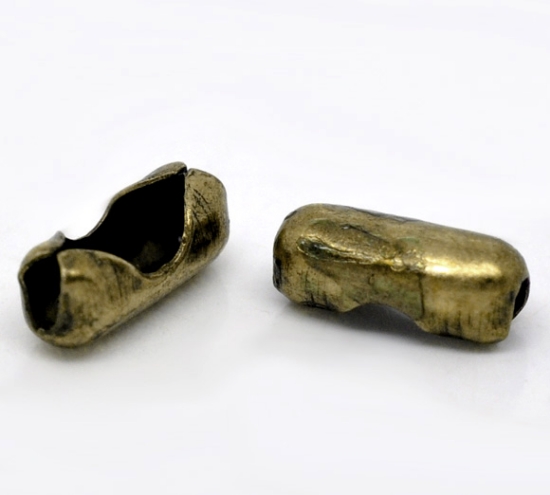 Picture of Ball Chain Connector 3.2mm Bronze x50