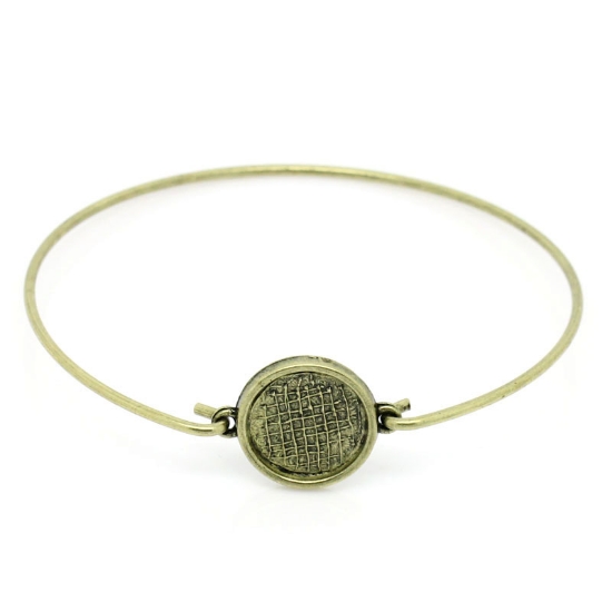 Picture of Bracelet Bangle Setting Round 14mm Bronze x1