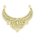 Picture of Link Flower pattern carved 32x29mm Gold Tone x1