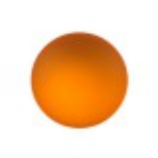 Picture of Cabochon Lunasoft 12mm round Orange x1