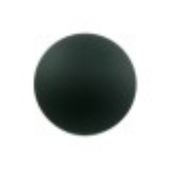 Picture of Cabochon Lunasoft 12mm round Black x1