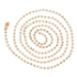 Picture of Ball Chain 2mm Necklace 70cm Rose Gold Tone x1