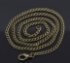 Picture of Chain Jasseron 3.5x2.6mm with lobster clasp  46cm Bronze x12