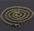 Picture of Necklace 51cm - Jasseron Chain textured 4.2x2.8mm Bronze x12