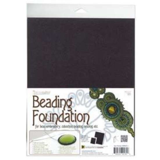 Изображение Felt base for embroidery 21x28cm Black x1