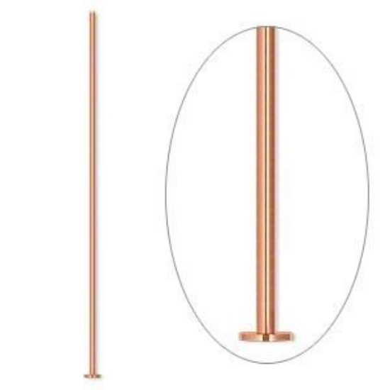 Picture of Headpin 75mm Copper Plated  x120