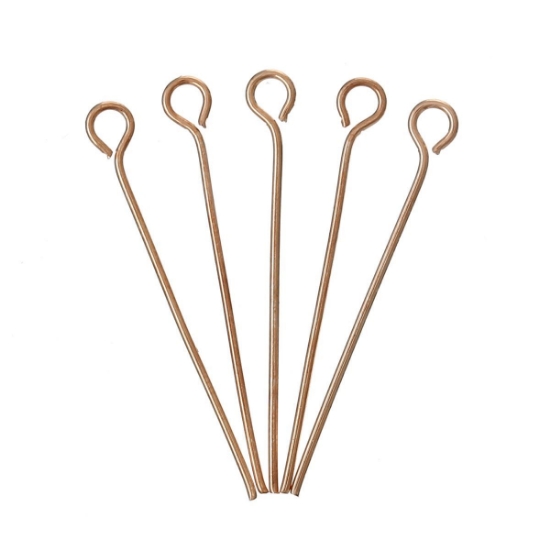 Picture of Eye Pin  30mm Rose Gold Tone x50