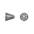 Picture of JBB Cone with cutout design Ø9mm Gunmetal  x2