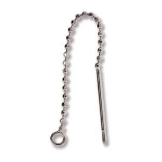 Picture of Ear Thread 4.45cm Silver Plate x12