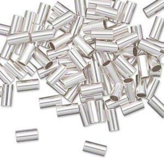 Picture of 925 Silver Tube Crimp 6x3mm x10