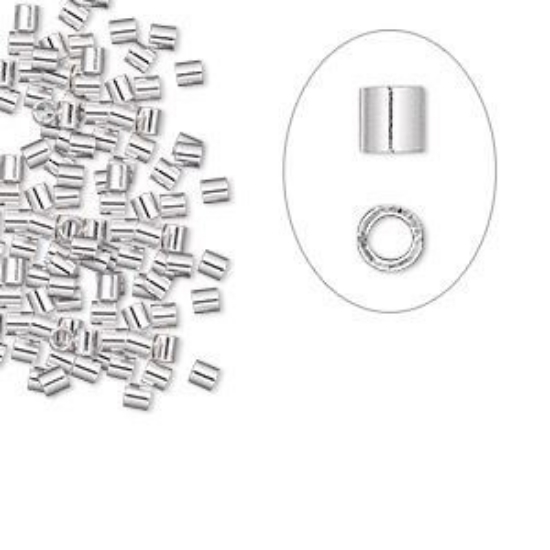 Picture of Argentium® Silver Crimp Tube 2x2mm x10