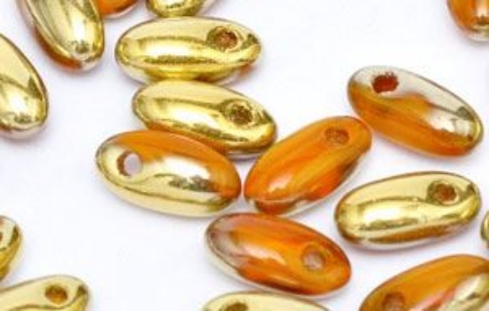 Picture of Rizo 2,5x6mm Opal/Orange Multi Amber x10g