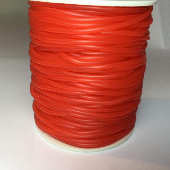 Picture of PVC full cord 2 mm Red x1m