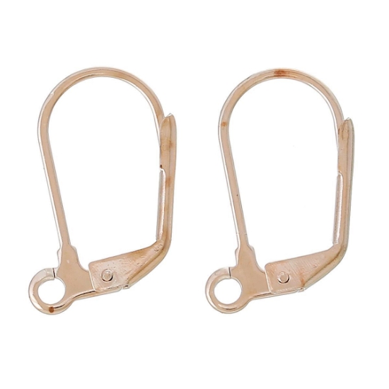 Picture of Earwire Leverback 18x11mm Rose Gold x10