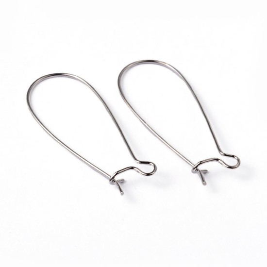 Bild von Earwire Kidney 33mm Silver x100