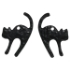 Picture of Pendant Cat 27x17mm Black x1