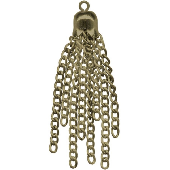 Picture of Stainless Steel Tassel 38mm Antique Brass Plated x1