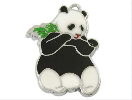 Picture of Charm Enamel Panda 30x21mm x1