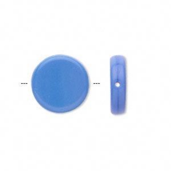 Picture of Preciosa Coin 15mm Opaque Light Blue x10
