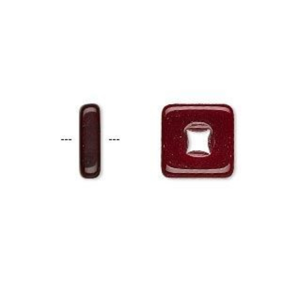 Picture of Preciosa Square 12mm Dark Garnet x10