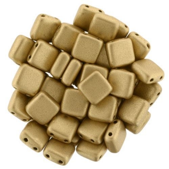 Picture of CzechMates Tile 6mm Mat Metallic Flax x50