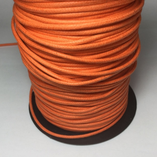 Picture of Cord waxed cotton 2.2mm Naranja x1m