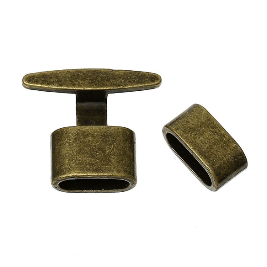 Picture of Clasp Hook inside diameter 11x5mm Bronze x1