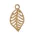 Picture of Filigree Leaf 20x11mm Gold Tone x5