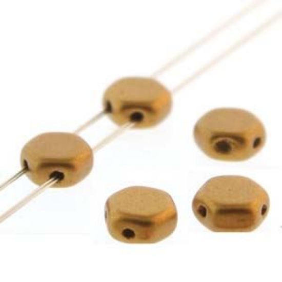 Picture of Honeycomb 6mm Crystal Bronze Gold x30