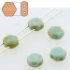 Picture of Honeycomb 6mm Blue Turquoise Picasso x30