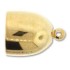 Изображение Bullet End Cap w/ Loop Ø14mm Gold Plate x2