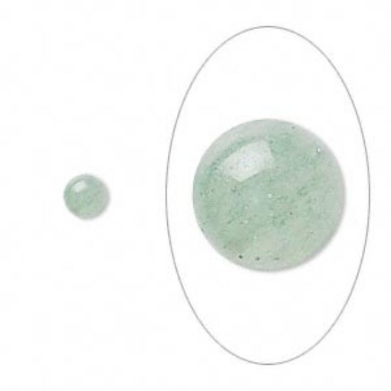 Picture of Cabochon 5mm Aventurine (natural) x4