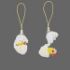 Picture of Zipper pull glass Beaded Chicken in Egg x1