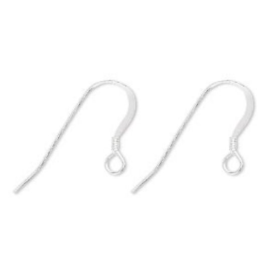 Picture of 925 Silver Flat Earwire 15mm x10