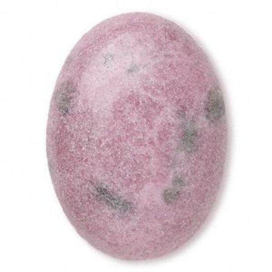 Picture of Cabochon Rhodonite (natural) 30x22mm oval x1