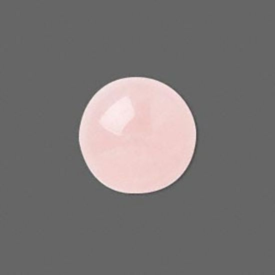 Picture of Cabochon rose quartz (natural) 18mm round x1