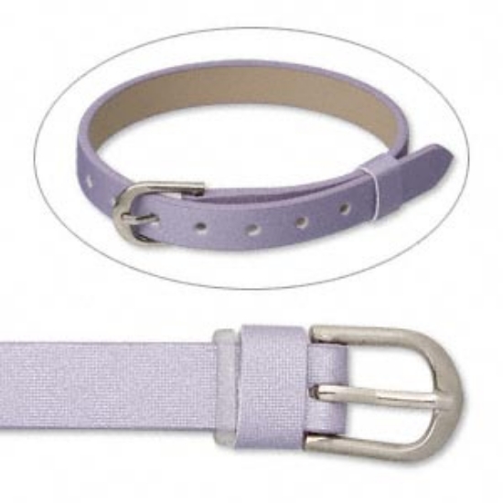 Picture of Bracelet strap 8mm wide 22cm Lavender x1