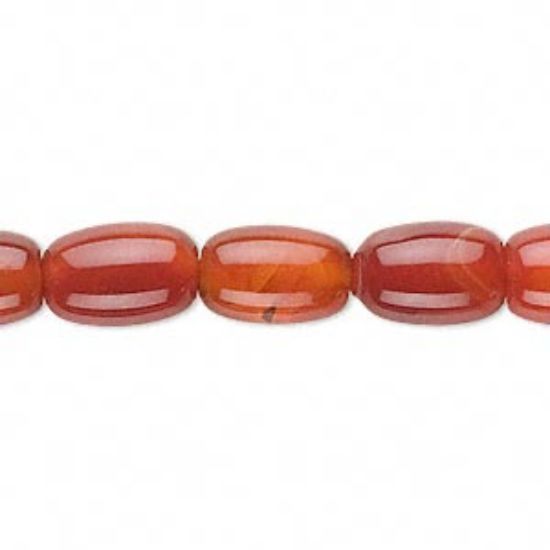 Picture of Red Agate (dyed/heated) 12x8mm-13x9mm barrel x38cm