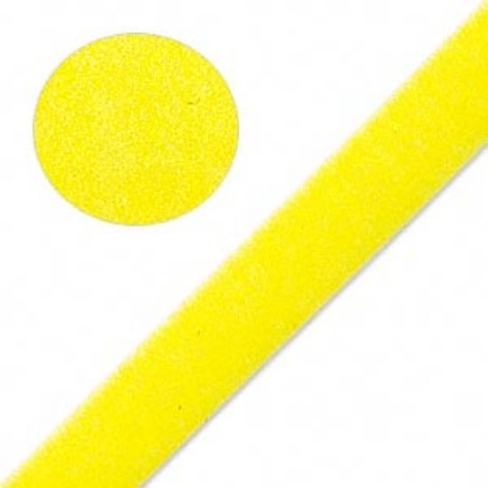 Picture of Elastic Ribbon Velvet 10mm Daffodil x1m